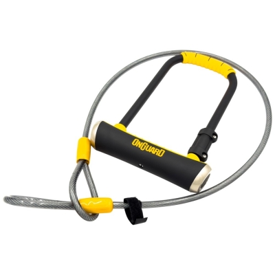 Zapięcie U-lock Onguard Pitbull DT 8005 + linka