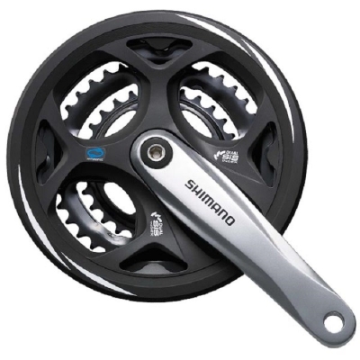 Mechanizm korbowy Shimano FC-M311 srebrny