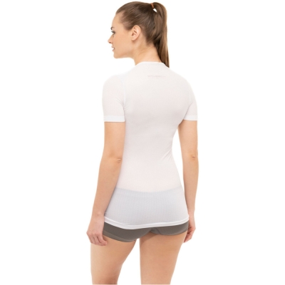 Koszulka Brubeck Base Layer unisex biała