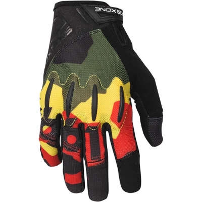 SixSixOne 661 Evo II Rękawiczki rowerowe DH rasta - M