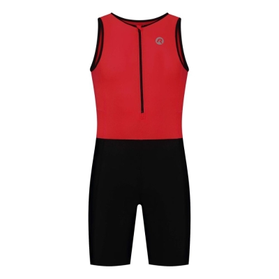 Kombinezon triathlonowy Rogelli Florida czerwono-czarny - L