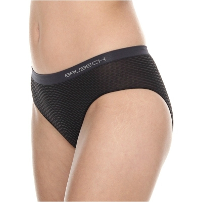 Majtki damskie Brubeck Base Layer grafitowe - L