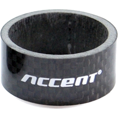 Podkładka dystansowa Accent Ahead Carbon białe logo - 15mm