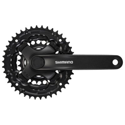 Mechanizm korbowy Shimano Tourney FC-TY301 czarny