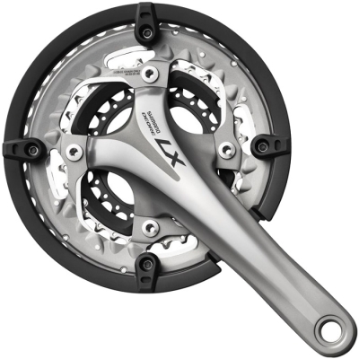 Mechanizm korbowy Shimano Deore LX FC-T671 srebrny