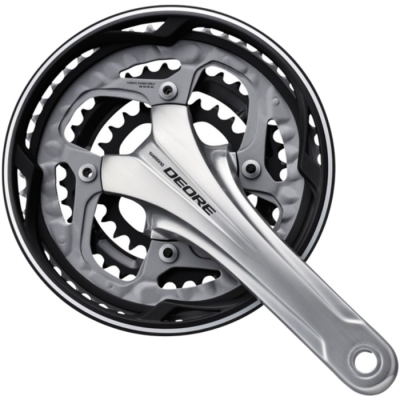 Mechanizm korbowy Shimano Deore FC-T611 srebrny