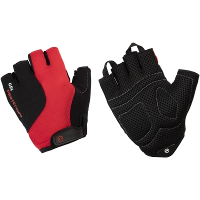 Rękawiczki Accent Rider Gel czarno-czerwone - M