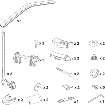 Adapter na 4 rower do bagażnika Thule VeloCompact 926