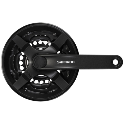 Mechanizm korbowy Shimano Tourney FC-TY301 czarny