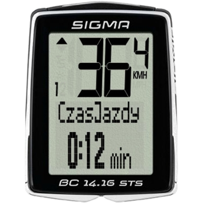 Licznik rowerowy bezprzewodowy Sigma BC 14.16 STS CAD