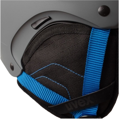 Kask narciarski Uvex P1us 2.0 szaro-niebieski