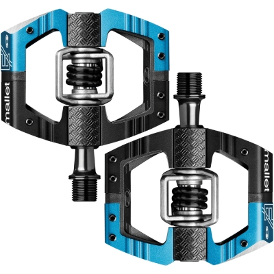 Pedały rowerowe Crank Brothers Mallet E LS czarno-niebieskie