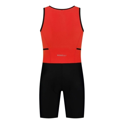 Kombinezon triathlonowy Rogelli Florida czerwono-czarny - XXL