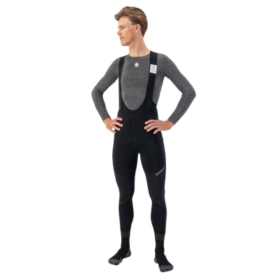 Spodnie rowerowe z wkładką Rogelli Artico czarne - 3XL