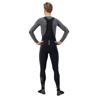 Spodnie rowerowe z wkładką Rogelli Artico czarne - 3XL