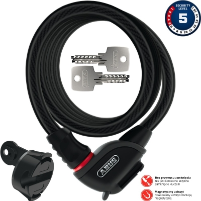 Linka Abus Phantom 8950 czarna + KF
