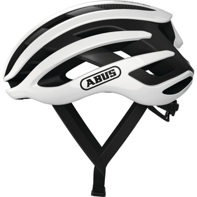 Kask rowerowy Abus AirBreaker biało-czarny