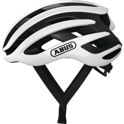 Kask rowerowy Abus AirBreaker biało-czarny