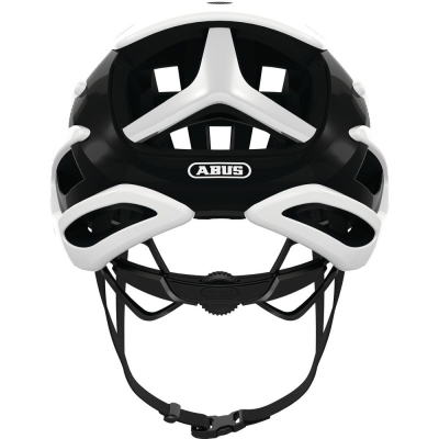 Kask rowerowy Abus AirBreaker biało-czarny