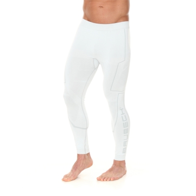 Legginsy męskie Brubeck Cooler jasnoszare - XS