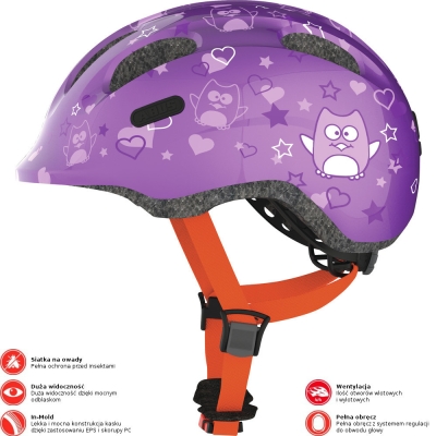 Kask rowerowy Abus Smiley 2.0 star - S
