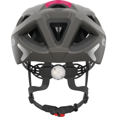 Kask rowerowy Abus Aduro 2.0 szaro-różowy