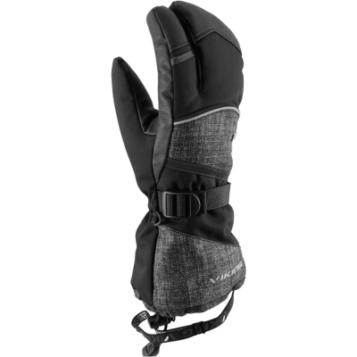 Rękawice narciarskie Viking FreeRide Soren Lobster czarno-grafitowe