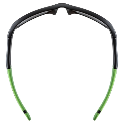 Okulary rowerowe dziecięce Uvex Sportstyle 507 czarno-zielone