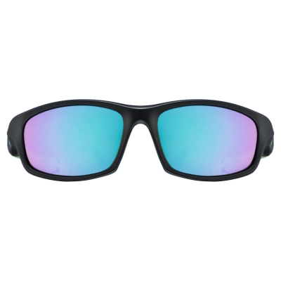 Okulary rowerowe dziecięce Uvex Sportstyle 507 czarno-zielone