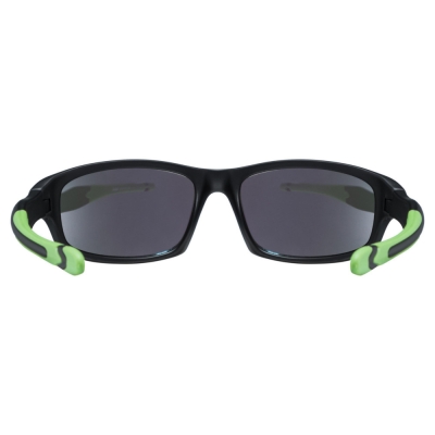 Okulary rowerowe dziecięce Uvex Sportstyle 507 czarno-zielone