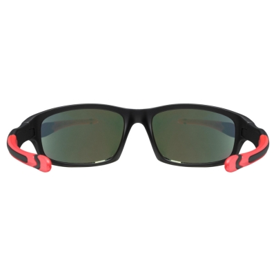 Okulary rowerowe dziecięce Uvex Sportstyle 507 czarno-czerwone