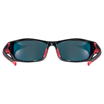 Okulary rowerowe Uvex Sportstyle 211 czarno-czerwone