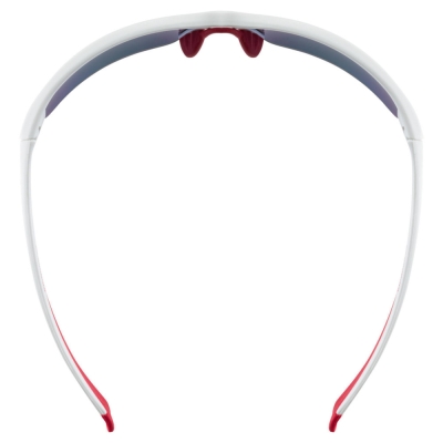 Okulary rowerowe Uvex Sportstyle 215 biało-czerwone