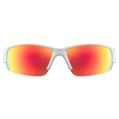 Okulary rowerowe Uvex Sportstyle 215 biało-czerwone