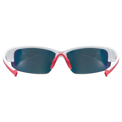 Okulary rowerowe Uvex Sportstyle 215 biało-czerwone