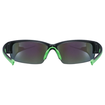 Okulary rowerowe Uvex Sportstyle 215 czarno-zielone