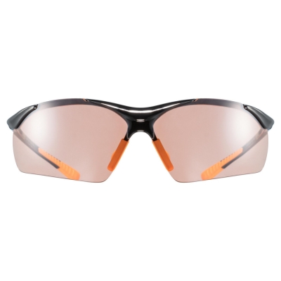 Okulary rowerowe Uvex Sportstyle 223 czarno-pomarańczowe