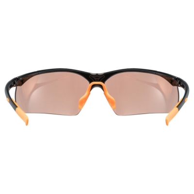 Okulary rowerowe Uvex Sportstyle 223 czarno-pomarańczowe