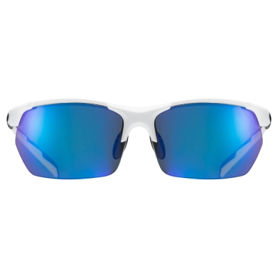 Okulary rowerowe Uvex Sportstyle 114 biało-czarne + wymienne szkła