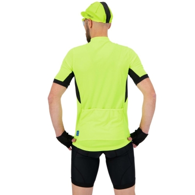 Koszulka rowerowa Rogelli Core żółta - XXL