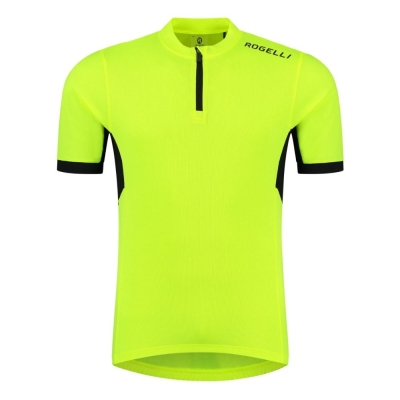 Koszulka rowerowa Rogelli Core żółta - 3XL