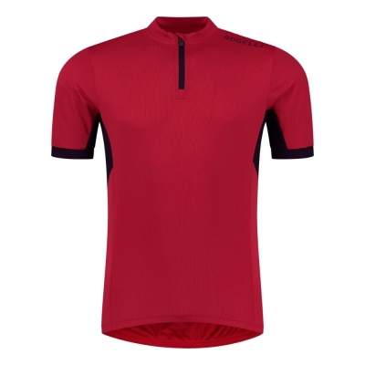 Koszulka rowerowa Rogelli Core czerwona - XL