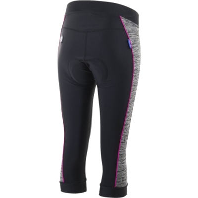 Spodenki rowerowe 3/4 damskie Rogelli Carou 3.0 czarne - S