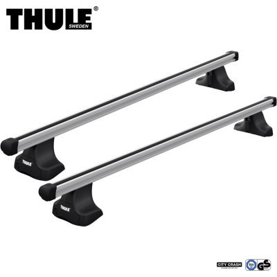 Bagażnik Dachowy Thule WingBar Evo Skoda Fabia 5-dr Hatchback Mk. III 2015- dach normalny srebrny