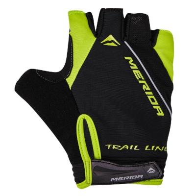 Merida Trail Line Rękawiczki rowerowe bez palców Black-Green - XL
