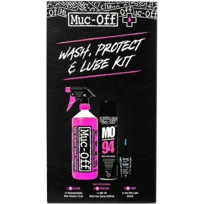Zestaw do czyszczenia roweru Muc-Off Wash Protect and Lube Kit