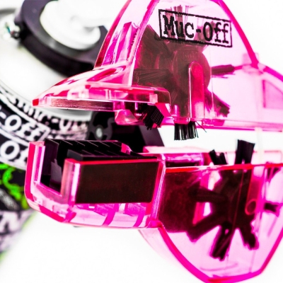 Odtłuszczacz do łańcucha Muc-Off Bio Chain Cleaner + urządzenie czyszczące