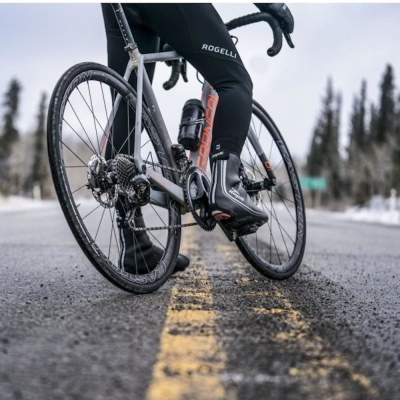 Spodnie rowerowe Rogelli Spark czarne - L