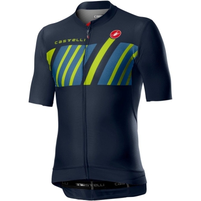 Koszulka rowerowa Castelli Hors Categorie granatowa - XL