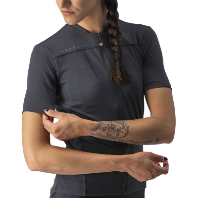 Koszulka rowerowa damska Castelli Anima 3 czarna - XS